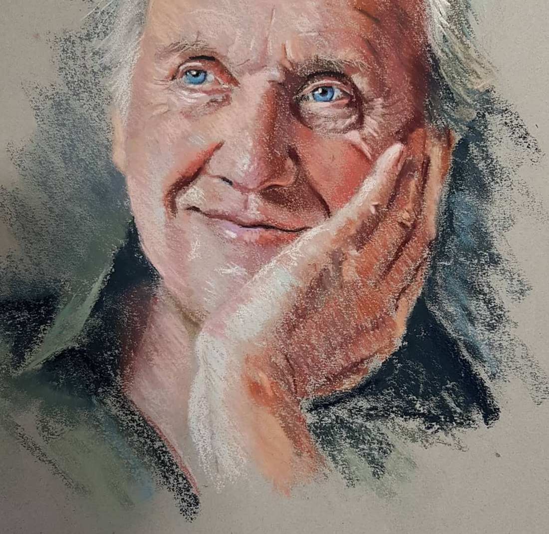 Soft pastel drawing by Ankie van Lier